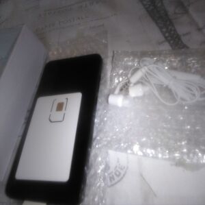 Black Smartphone with Accessories